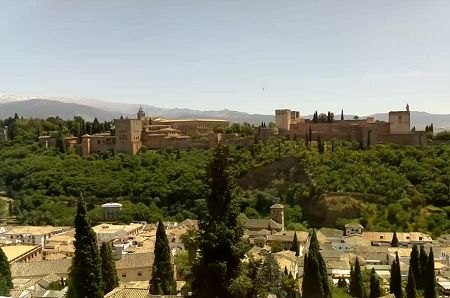 Picture from Alhambra Palace Live Webcam, Granada online camera in , Europe