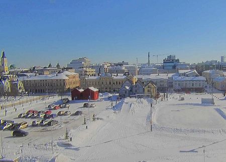 Live Webcam Market Square, Oulu