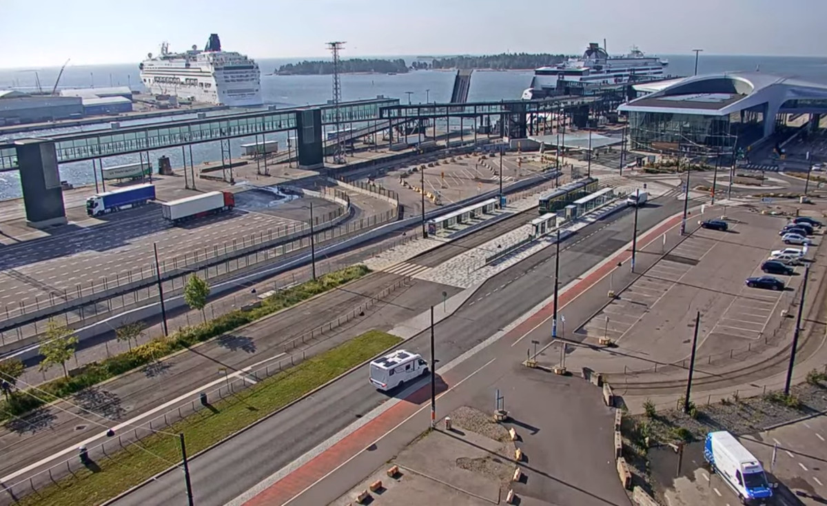 Live Webcam Port of Helsinki, Western Harbour