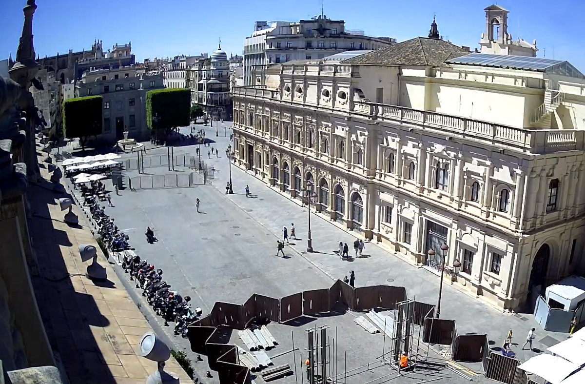 Picture from Saint Francis Square Live Webcam, Seville online camera in , Europe