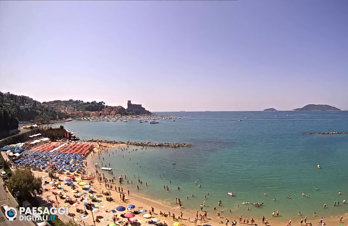 San Remo Panorama from the Ariston Theatre, Sanremo, Liguria, Italy ...