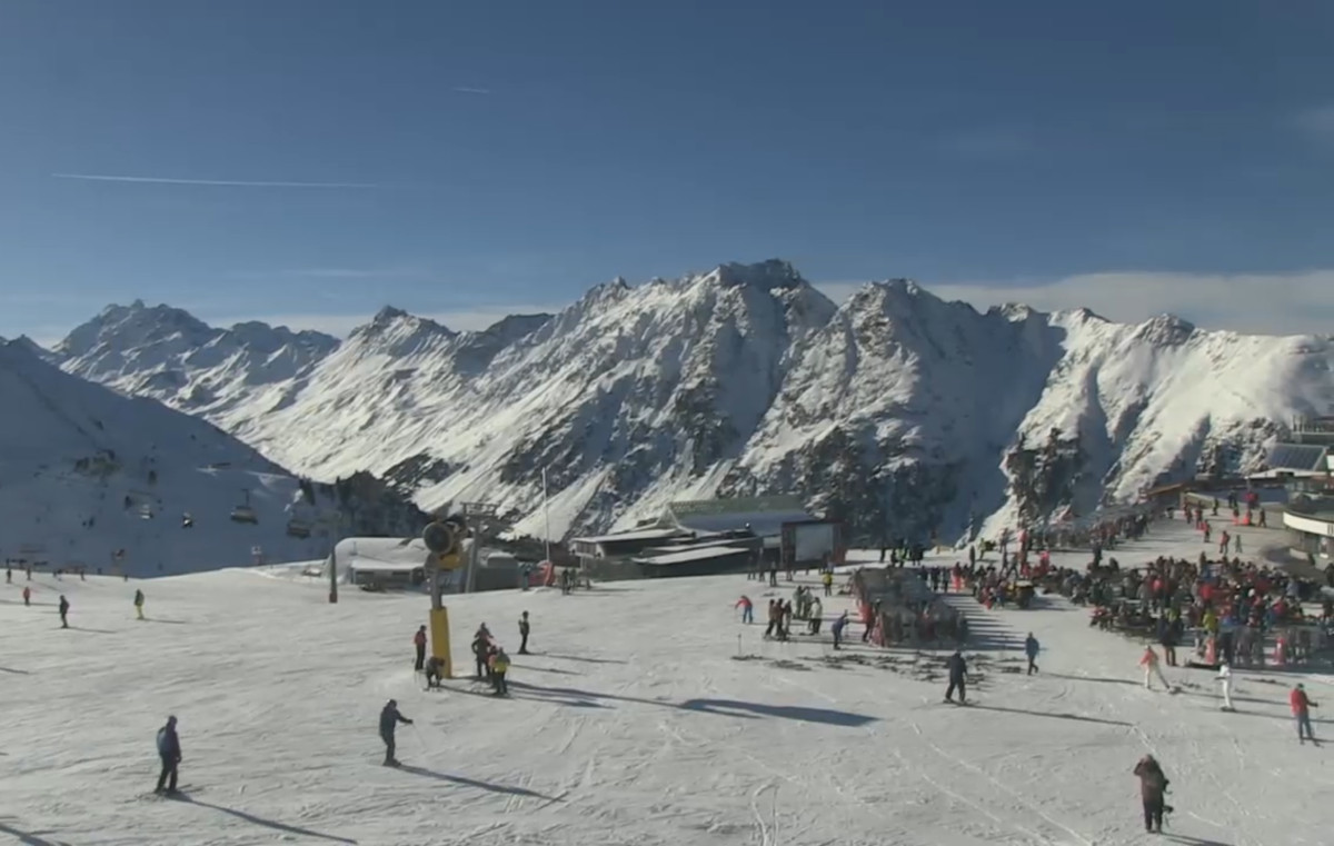 Austria, Ischgl, Idalp-Panorama Restaurant