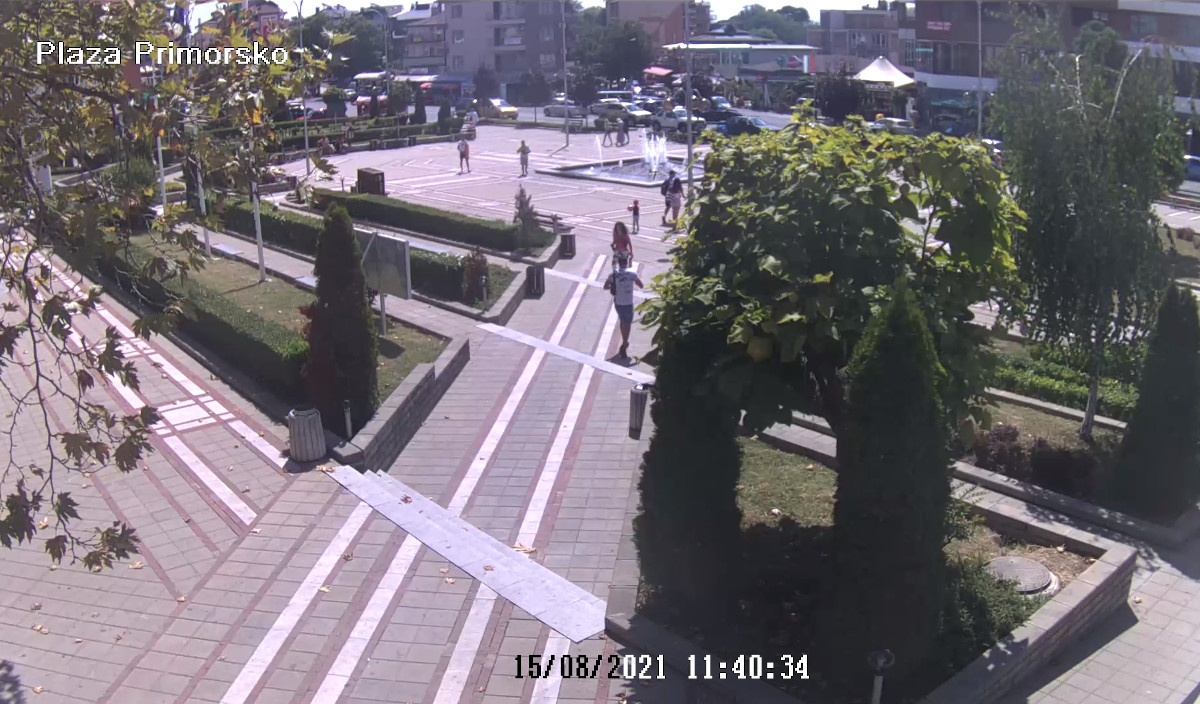 Primorsko Main Square, Bulgaria
