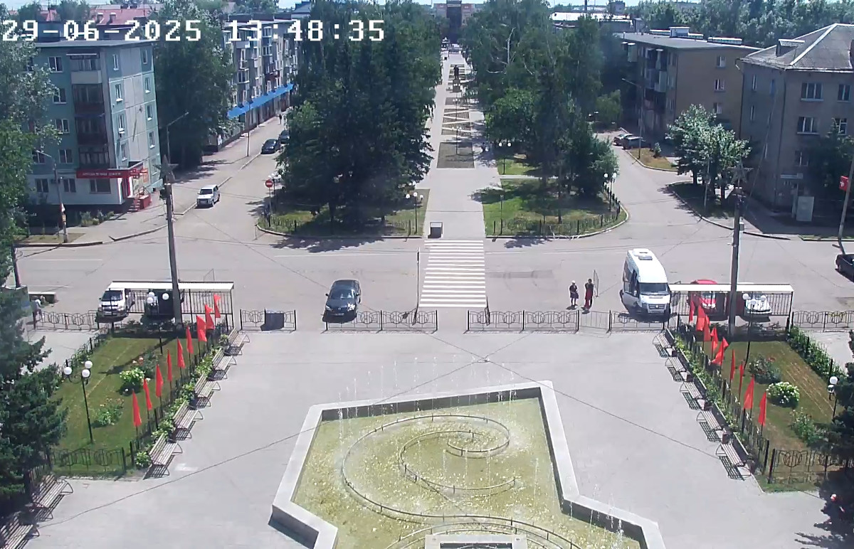 Fountain of the City Palace of Culture, Biysk