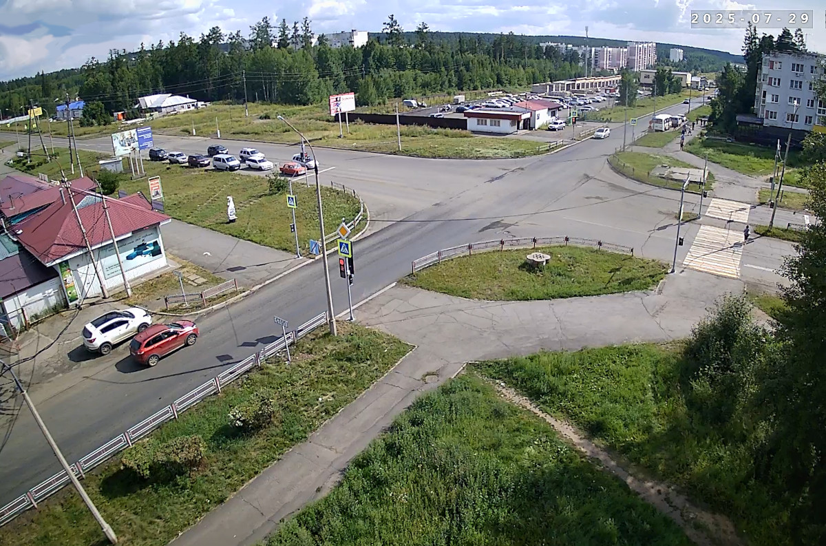 Intersection of Druzhby Narodov and Mechtateley Streets, Ust-Ilimsk