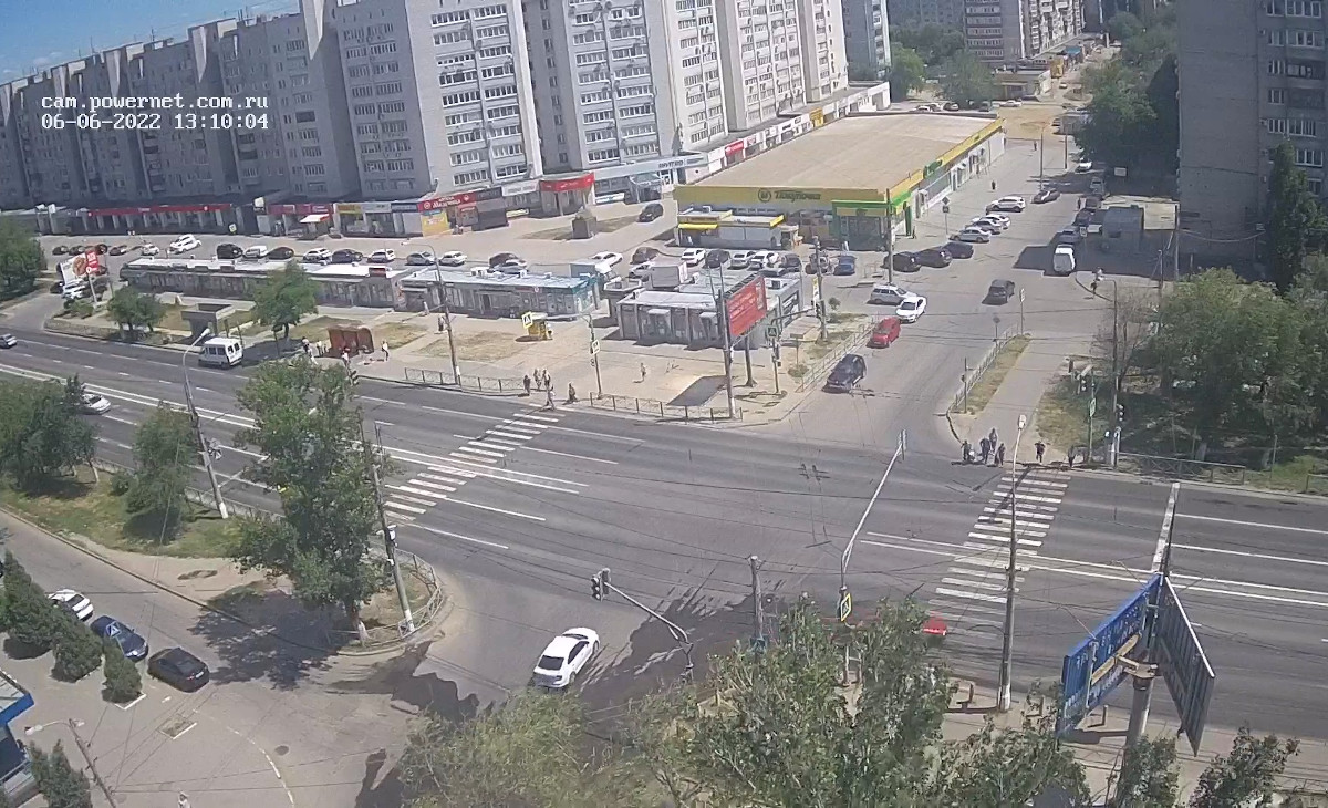 Intersection of Myasnikov Street and Nikolai Otrada Street, Volgograd