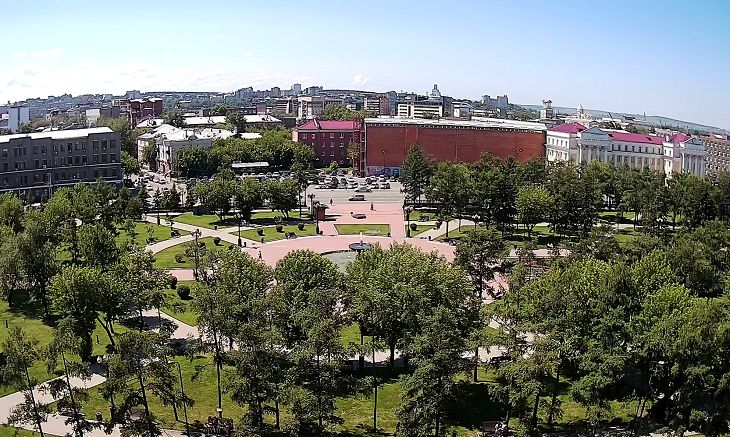 Kirov Square, Irkutsk