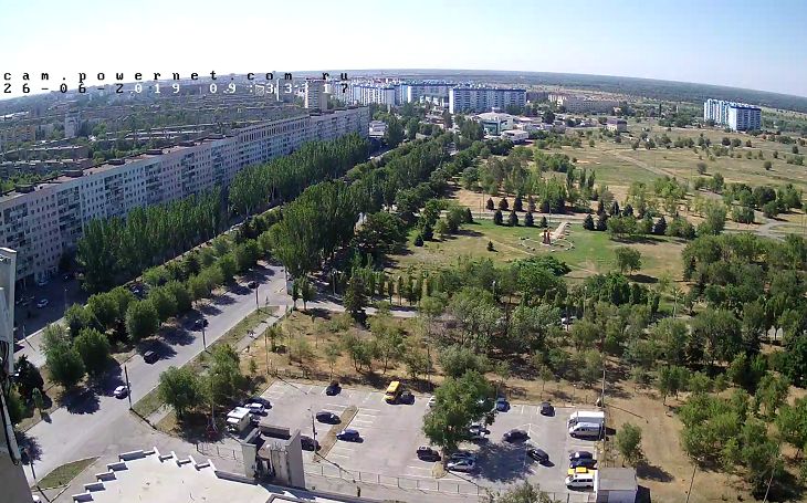 Lenin Avenue and Dinosaur Park, Volzhsky