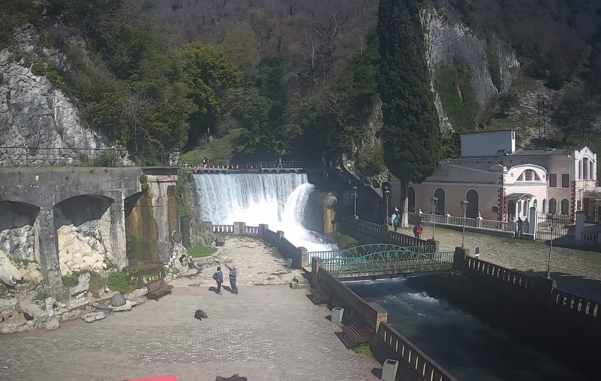 Novoafon Waterfall, New Athos