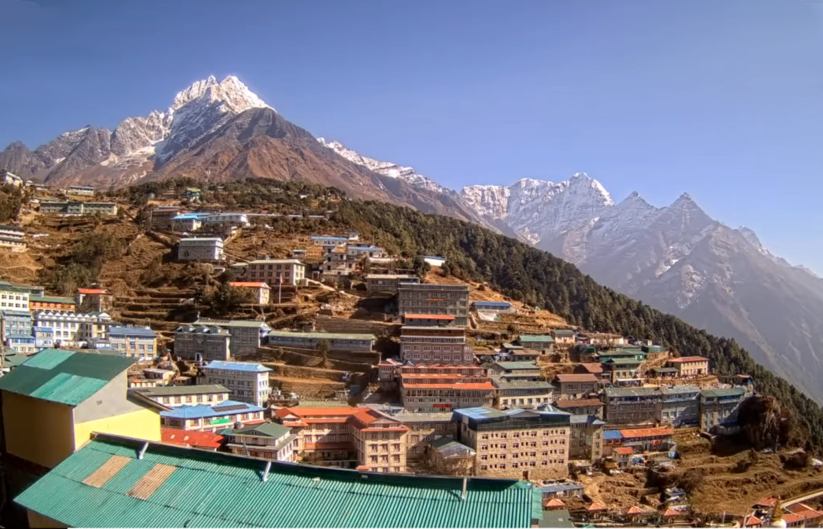 Namche Bazaar Skyline, Nepal
