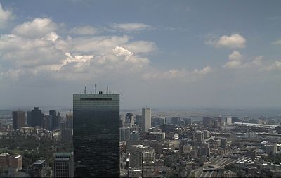 Boston Panorama from the Prudential Tower โ East View