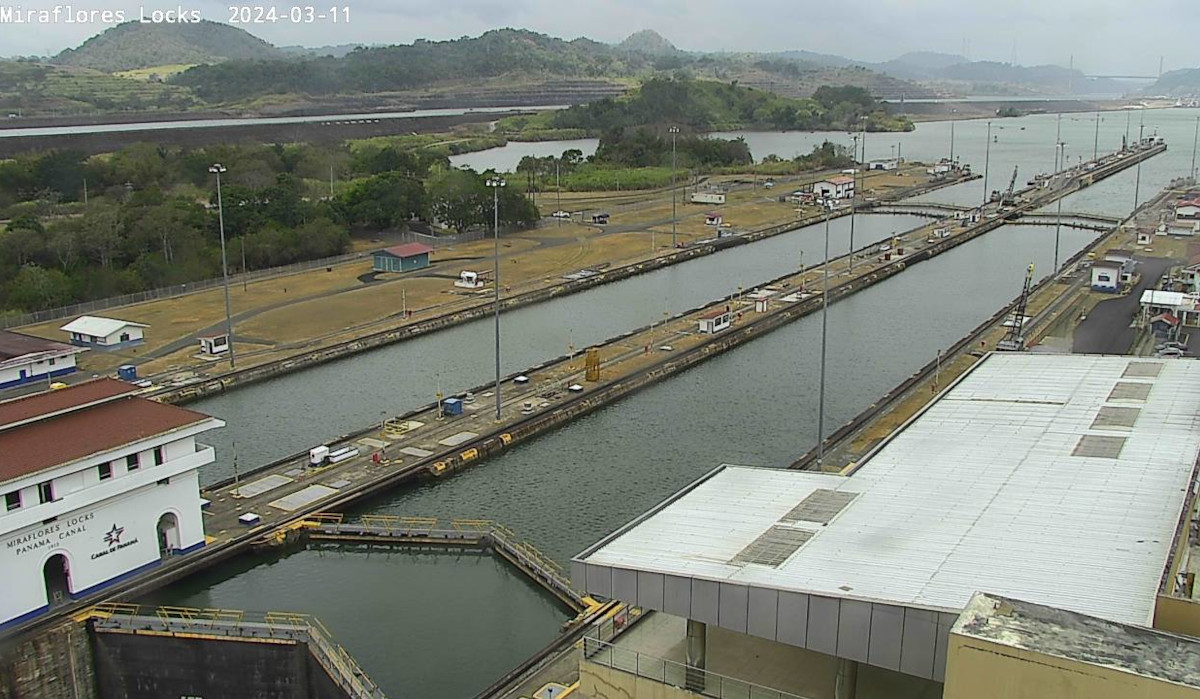 Panama Canal – Miraflores Locks, Panama